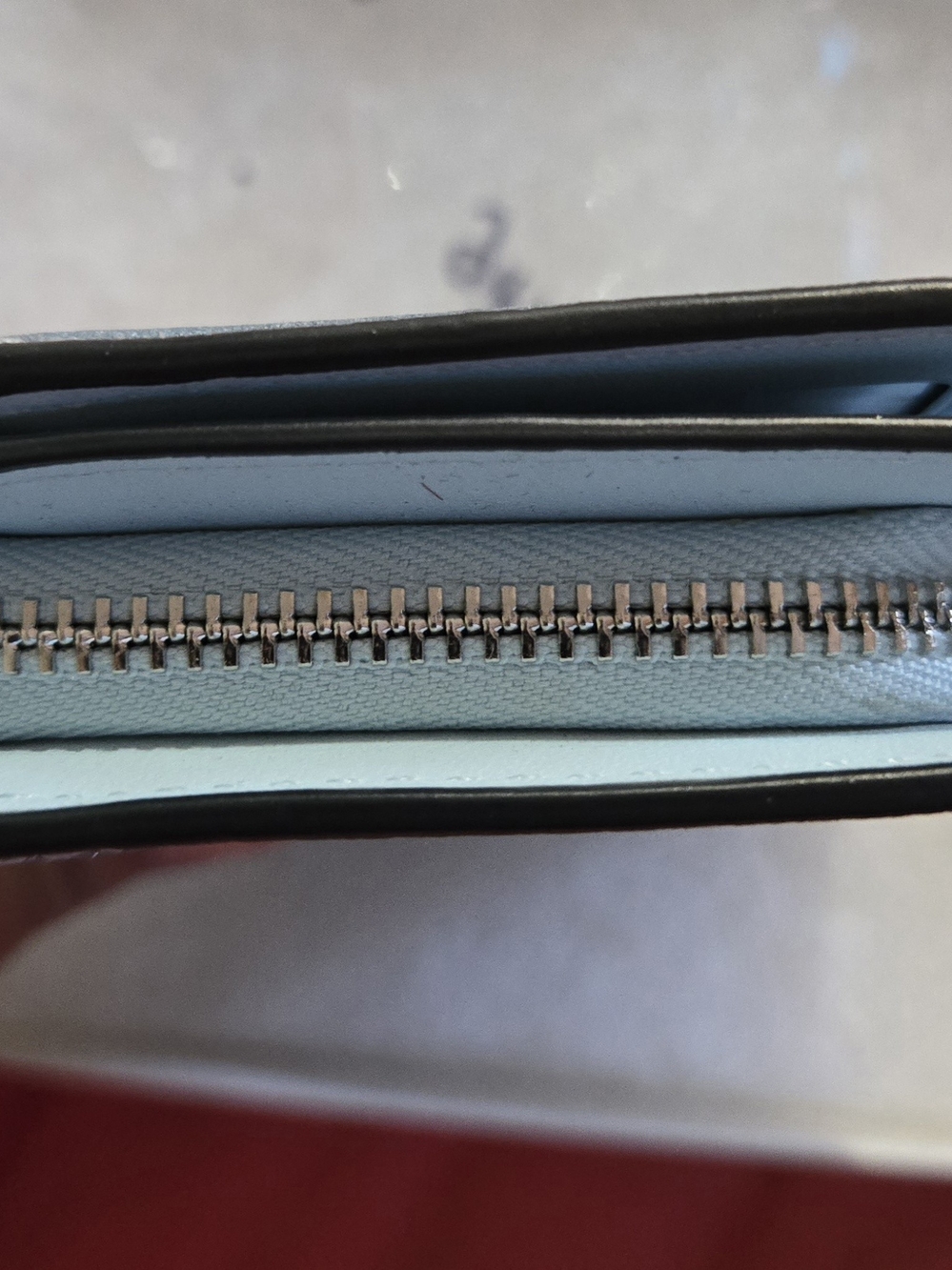 kate spade Glitter Fold Wallet in Sparkling Blue - Picture 9 of 9